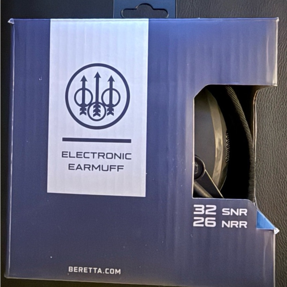 Beretta Black Electronic Ear protection